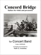 Concord Bridge Concert Band sheet music cover